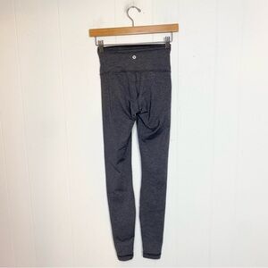 Lululemon Wunder Under Size 4 Grey Leggings 9”Rise 28” Inseam